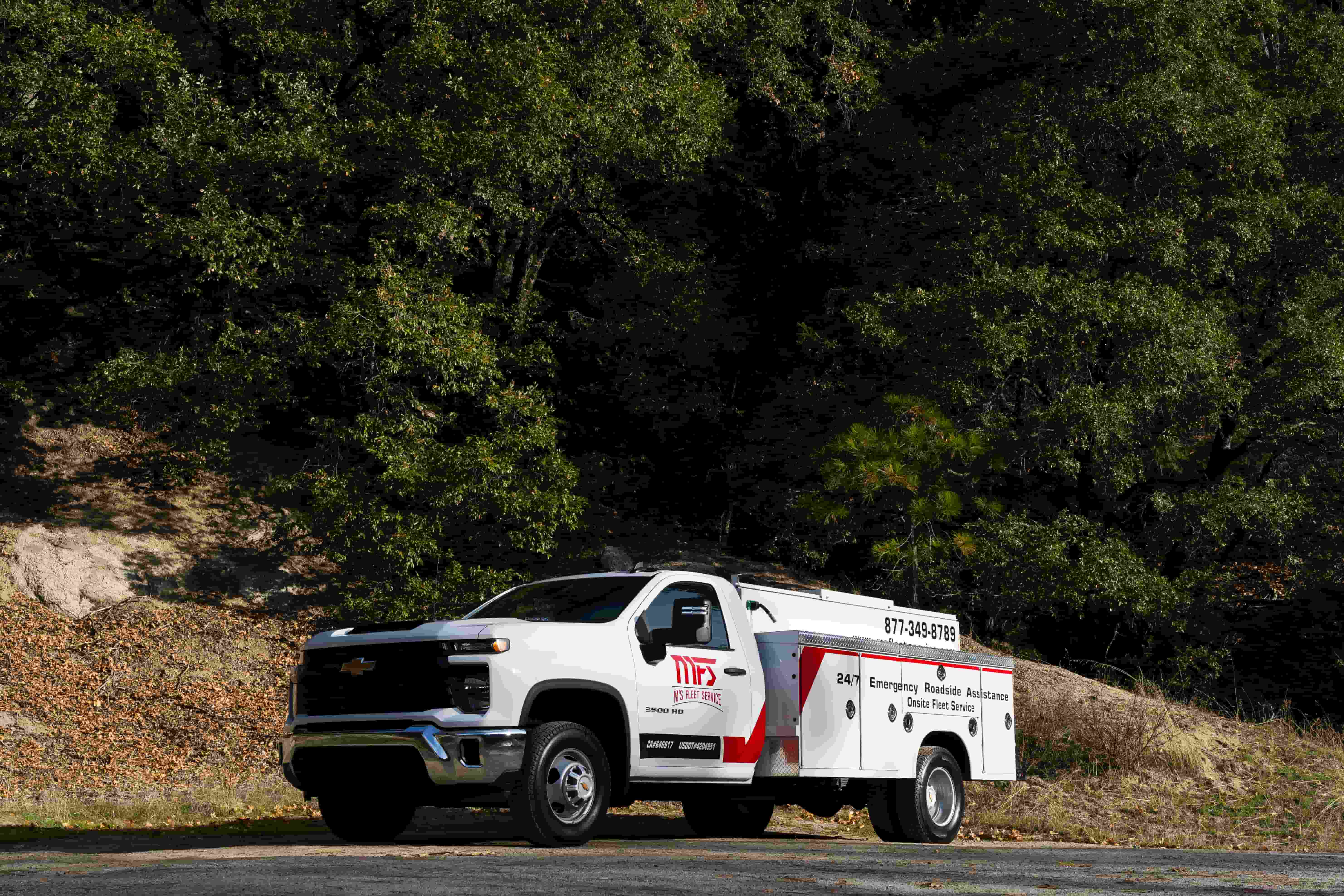 MFS Fleet Service mobile service truck — Fleet Partner Program